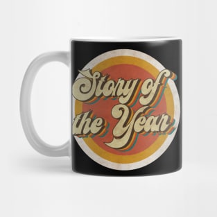 circle vintage Story of the Year Mug